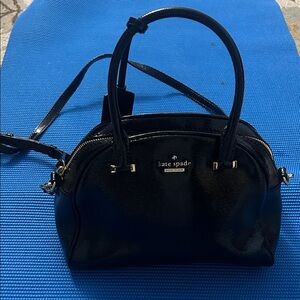 Kate Spade Shiny Black Satchel